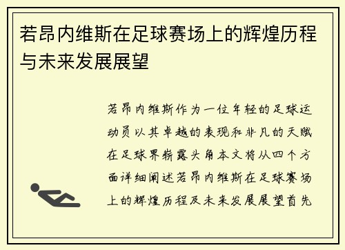 若昂内维斯在足球赛场上的辉煌历程与未来发展展望